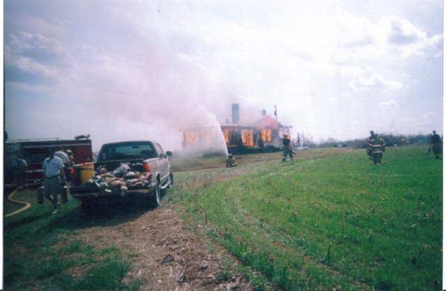 Mills Garden Rd. Training Fire